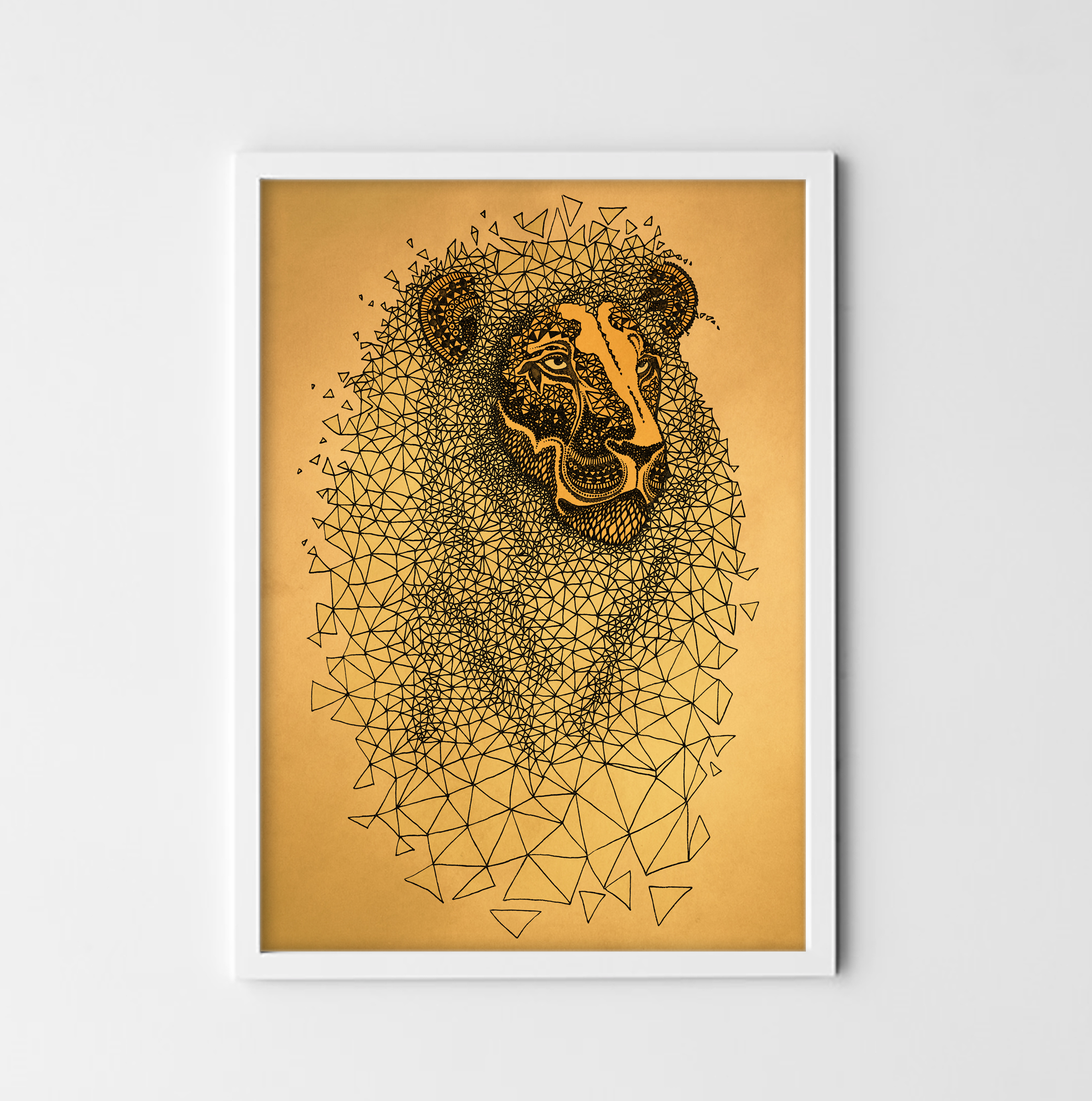 Lion - digital print