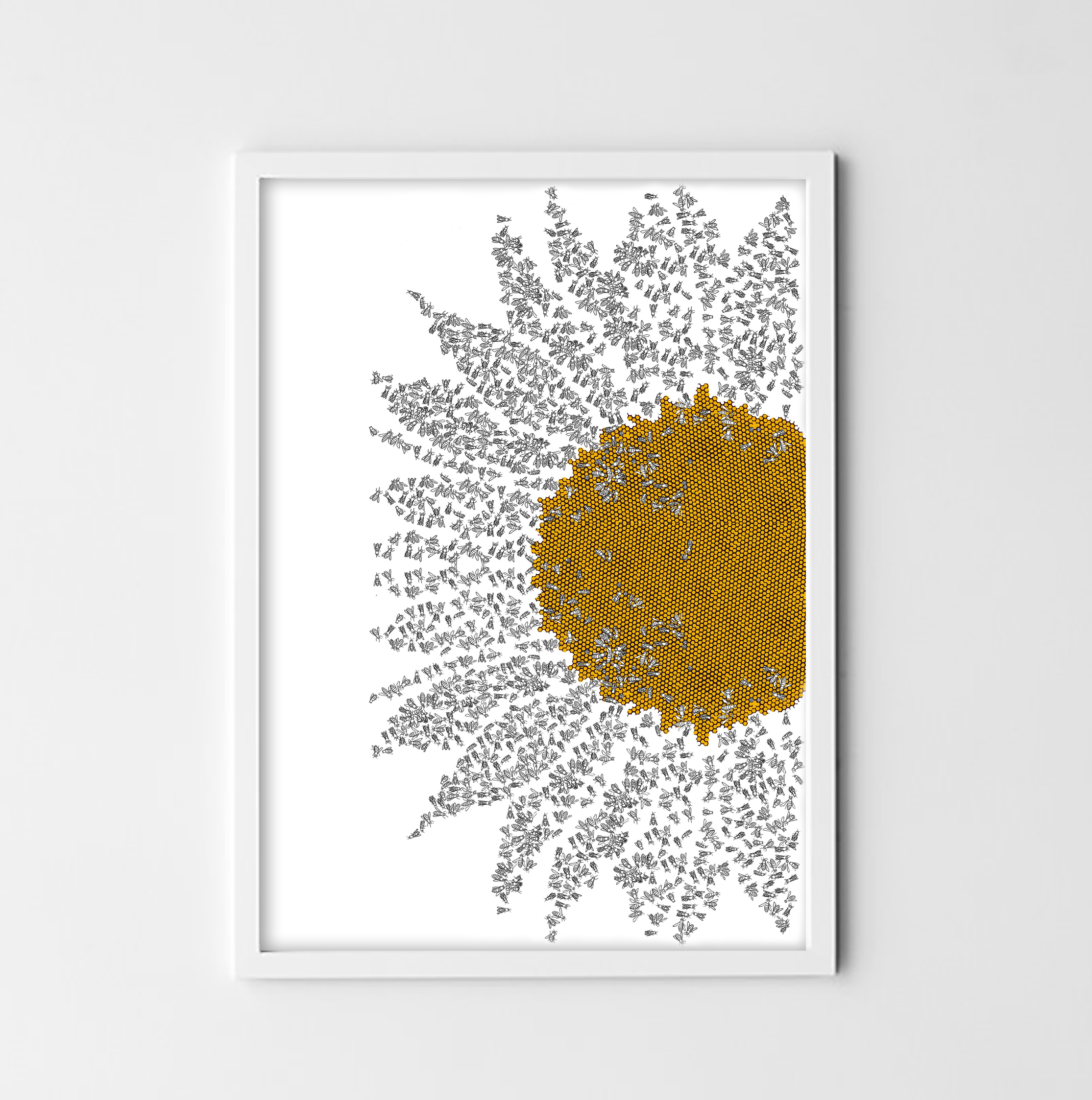Sunflower A4 print